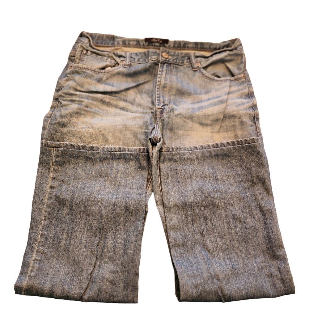 Marc Ecko Mens 36x30 light wash Blue Jeans